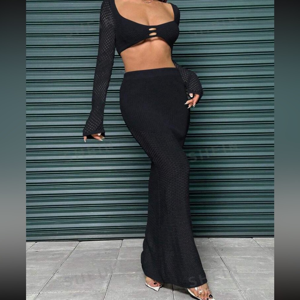 Black 2 piece outfit